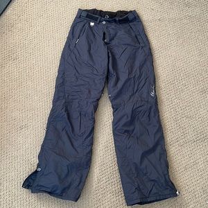 BLUE ICON Ski pants size 10 black. Fits like a size 8
